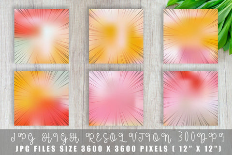 Digital paper speed line with ombre summer color background Digital Pattern artnoy 