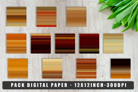 Digital paper striped brown background Digital Pattern artnoy 