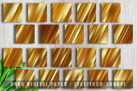 Digital paper striped gold background Digital Pattern artnoy 