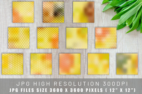 Digital paper summer pattern with gradient color background Digital Pattern artnoy 