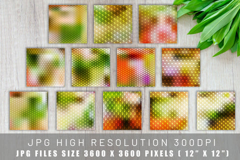 Digital paper summer pattern with gradient color background Digital Pattern artnoy 