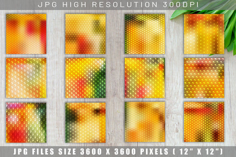 Digital paper summer pattern with gradient color background Digital Pattern artnoy 