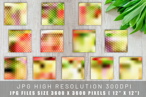 Digital paper summer pattern with gradient color background Digital Pattern artnoy 