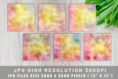 Digital Paper summer Watercolor background Digital Pattern artnoy 
