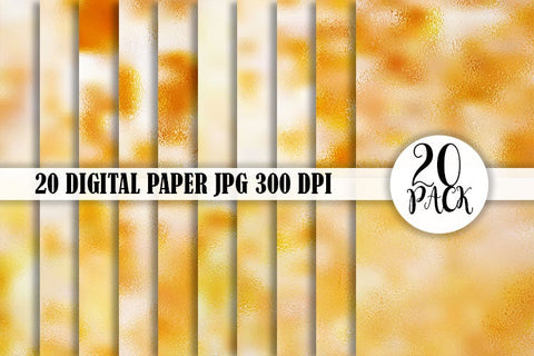 Digital Paper texture foil gradient orange color background Digital Pattern artnoy 