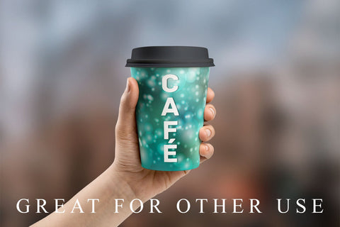 digital paper turquoise bokeh background Digital Pattern artnoy 