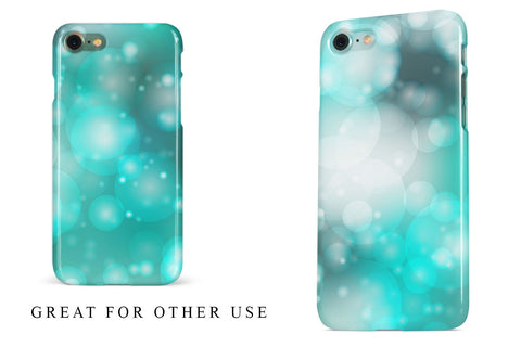 digital paper turquoise bokeh background Digital Pattern artnoy 