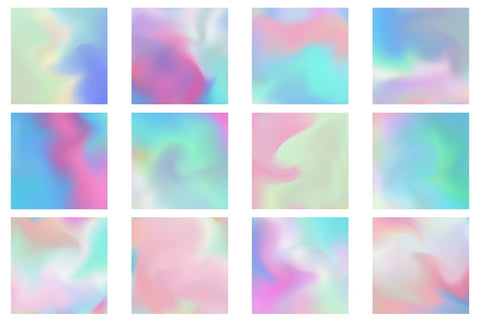 Digital Paper unicorn wave background Digital Pattern artnoy 