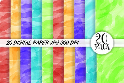 Digital Paper watercolor background Digital Pattern artnoy 