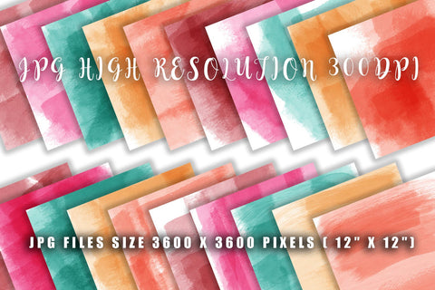 Digital Paper watercolor background Digital Pattern artnoy 