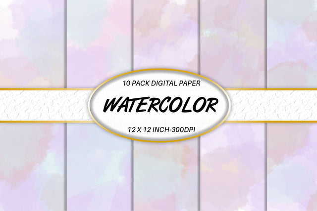 Digital paper watercolor background Digital Pattern artnoy 