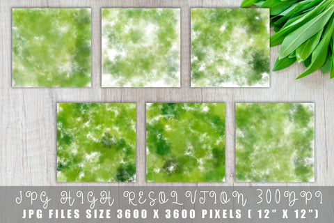 Digital Paper Watercolor green background Digital Pattern artnoy 