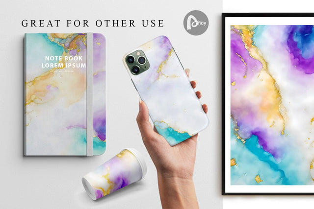 Digital Paper Watercolor Ink Texture Digital Pattern artnoy 