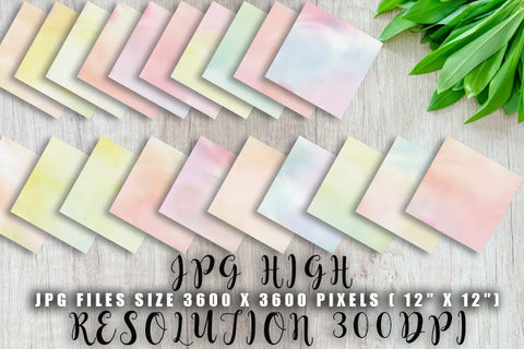 Digital Paper watercolor pastel background Digital Pattern artnoy 