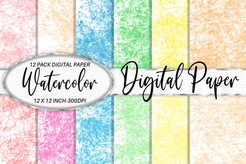 Digital paper watercolor texture and pastel color background Digital Pattern artnoy 