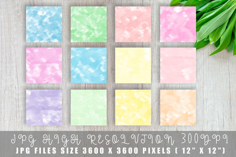 Digital paper watercolor texture and pastel color background Digital Pattern artnoy 