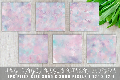 Digital Paper Watercolor unicorn color background Digital Pattern artnoy 