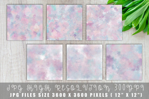 Digital Paper Watercolor unicorn color background Digital Pattern artnoy 