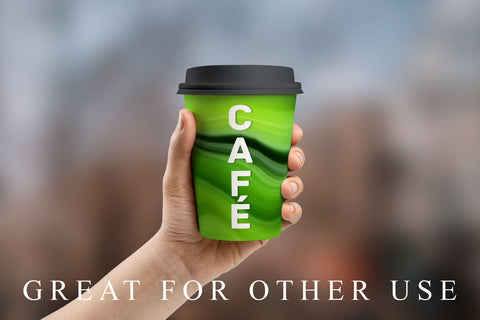 Digital paper wave green texture background Digital Pattern artnoy 