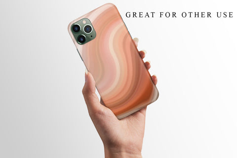 Digital paper wave orange texture background Digital Pattern artnoy 