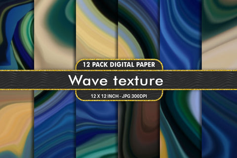 Digital Paper wave texture and gradient brown color background Digital Pattern artnoy 