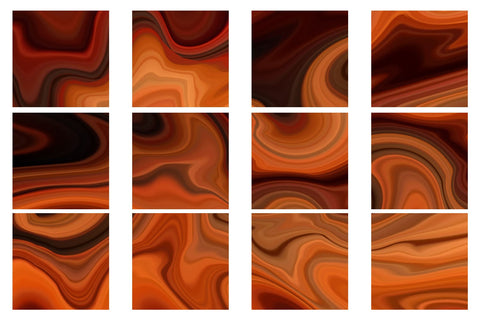 Digital Paper wave texture and gradient orange brown background Digital Pattern artnoy 