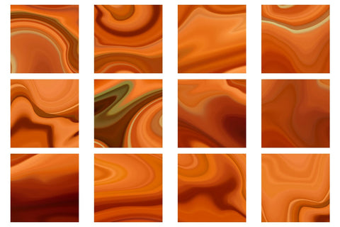 Digital Paper wave texture and gradient orange color background Digital Pattern artnoy 