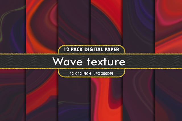 Digital Paper wave texture and gradient purple dark background Digital Pattern artnoy 