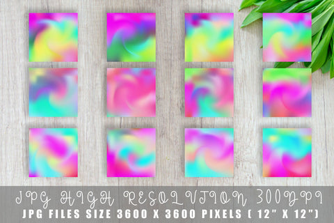 Digital paper wave texture and gradient rainbow color background Digital Pattern artnoy 