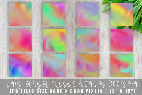 Digital paper wave texture and gradient rainbow color background Digital Pattern artnoy 