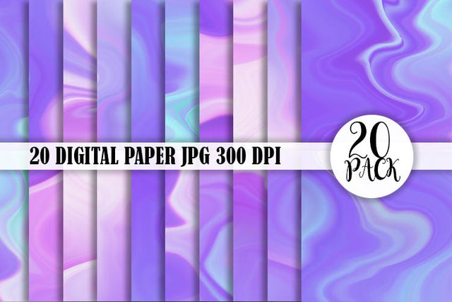 Digital Paper wave texture gradient blue background Digital Pattern artnoy 