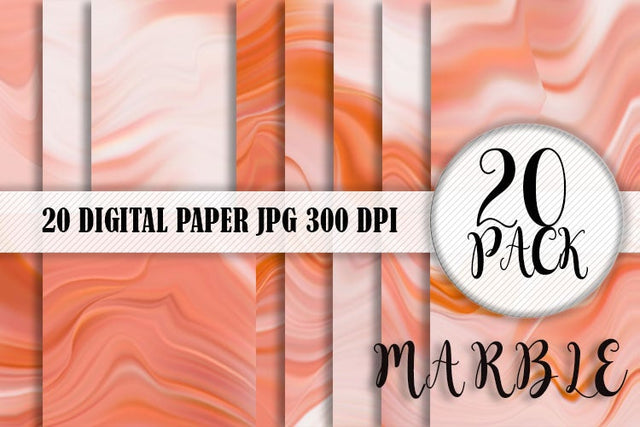 Digital paper wave texture orange background Digital Pattern artnoy 