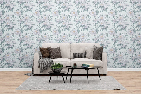 Digital Paper White azalea Seamless Pattern Digital Pattern artnoy 