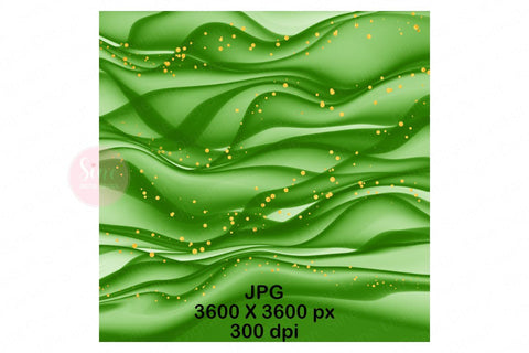 Digital Papers - Green Ink Glitter Background Pack Digital Pattern SineDigitalDesign 