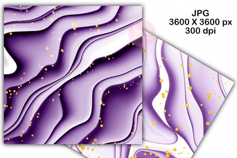 Digital Papers - Purple Ink Glitter Background Pack Digital Pattern SineDigitalDesign 