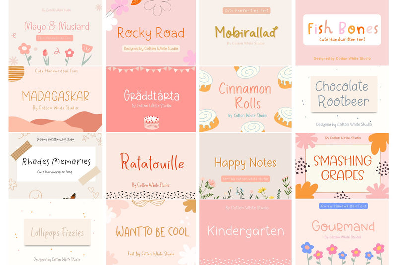 Digital Planner Font Bundle - So Fontsy