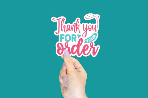 Digital Thank You Stickers SVG Ariyan 