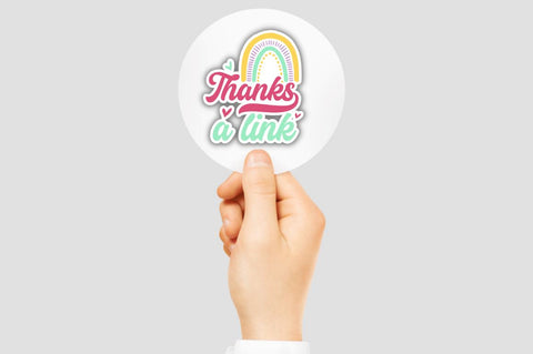 Digital Thank you Stickers SVG Designangry 