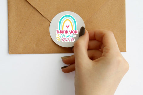 Digital Thank you Stickers SVG Designangry 