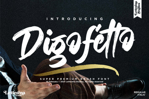 Digofetto Font Letterena Studios 