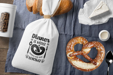 Dinner is better when we eat together Family SVG Quote cut file SVG Zoya Miller 