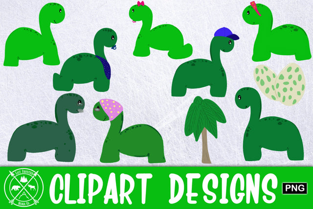 Dino Family Clipart| Clipart dinosaurs Sublimation Last Frontier Design Co. 