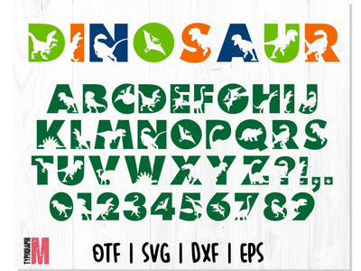 Dino Park Font | Dinosaur Font Font CreativeStudioTM 