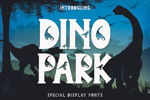 Dino Park Font Prasetya Letter 