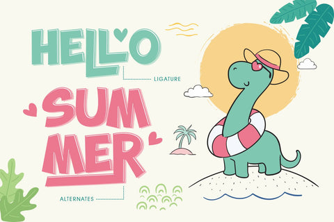 DINO STAR Font Fachranheit Studio 