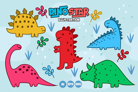 DINO STAR Font Fachranheit Studio 