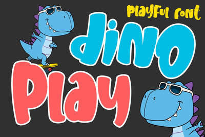 Dinoplay Font Stefani Letter 