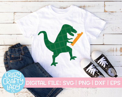 Dinosaur 1st Birthday SVG Crazy Crafty Lady Co. 