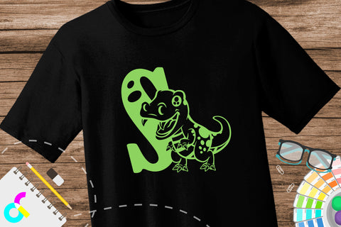 Dinosaur Alphabet letter S svg SVG Artinrhythm shop 