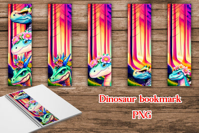 Dinosaur bookmark printable | Dinosaur printable Sublimation Svetana Studio 